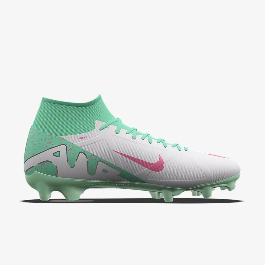 Giày Nike Mercurial Superfly 9 Academy By You Nữ Trắng Xanh